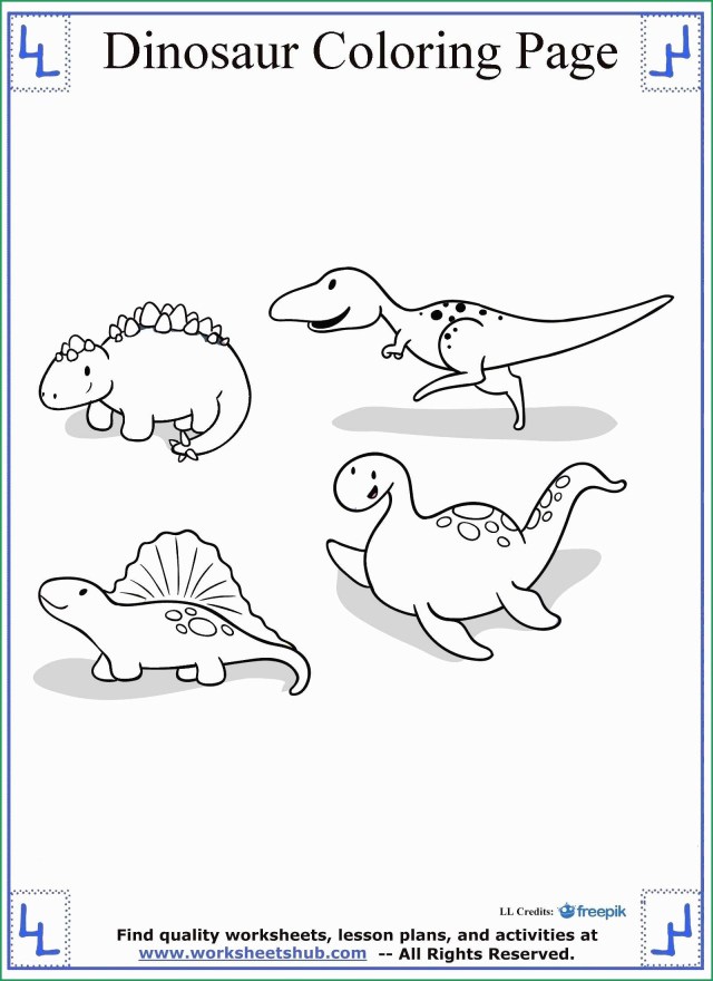 dinosaur colouring pages pdf