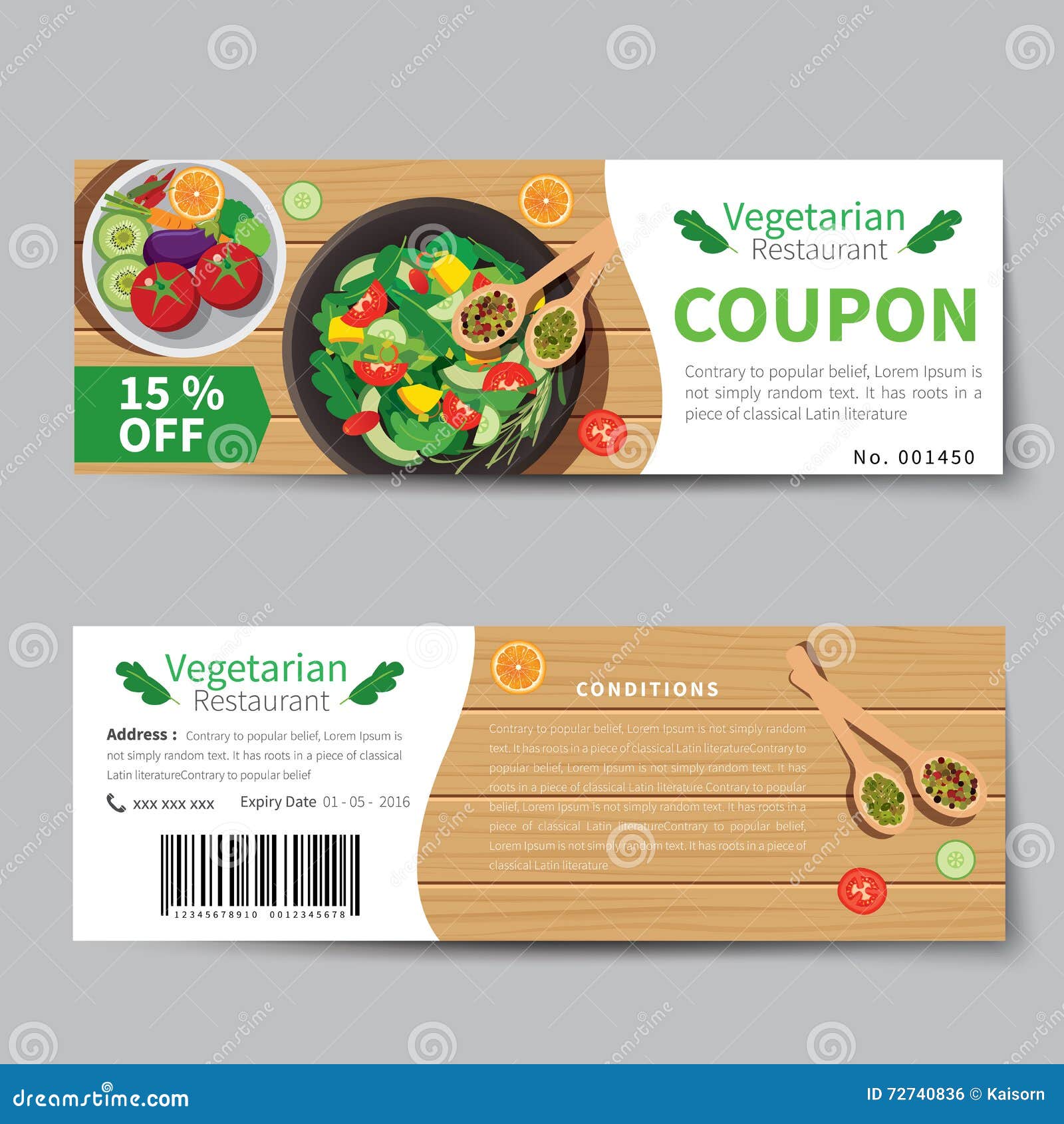 coupon design sample