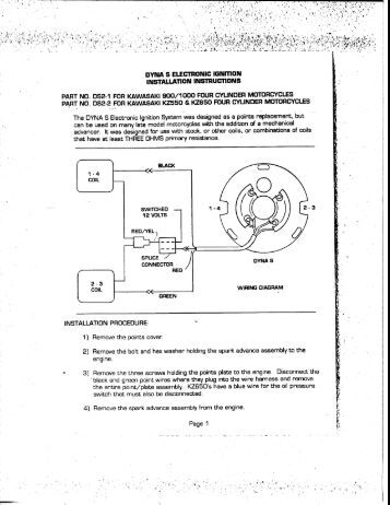dyna coils installation instructions
