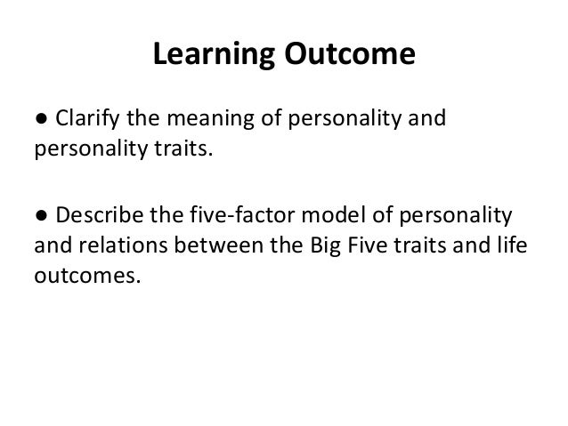 definitions of personality by psychologists pdf