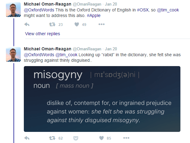 define misogyny oxford english dictionary